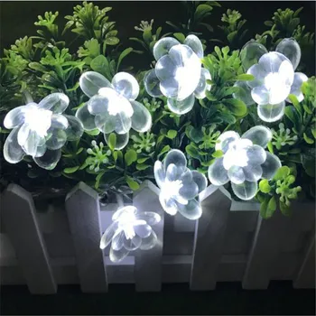 

Lotus Light String 10M 100LED Flower Garland Lights For Wedding Christmas Outdoor Party Xmas Ramadan Fairy Decoration Lighting