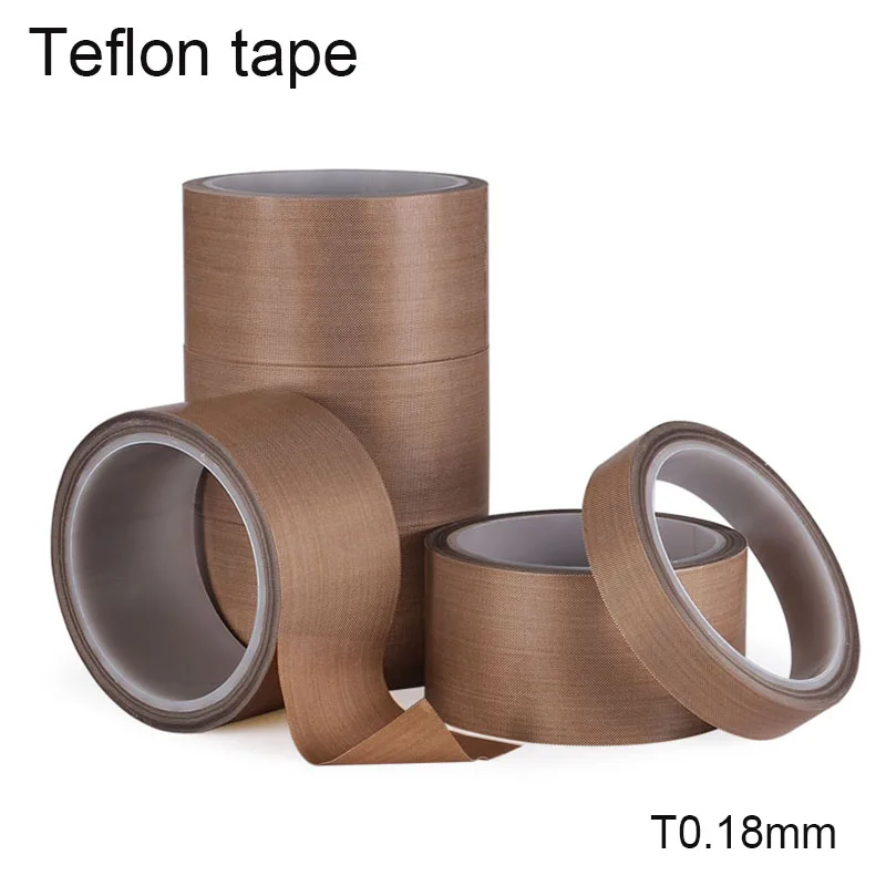 

Teflon tape High temperature resistance insulation Wear-resisting Heat-resisting 250 degrees Vacuum sealing machine T0.18mm