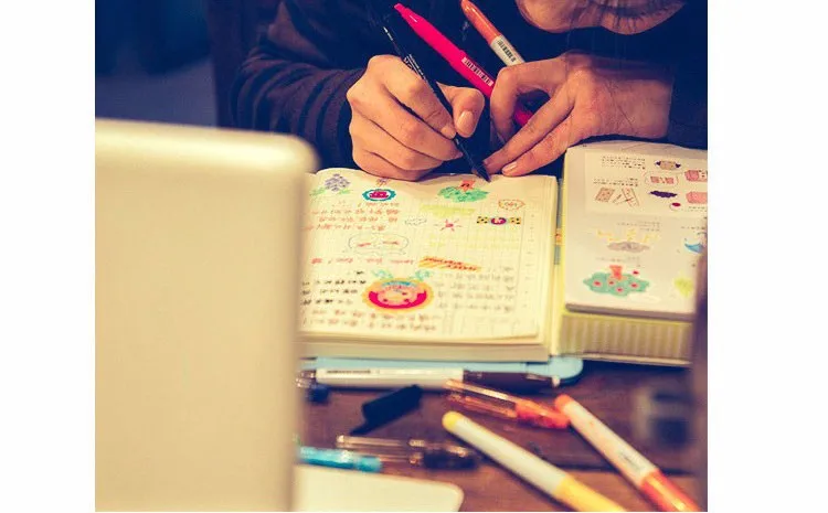 Blossom-Literature-and-art-fresh-creative-Notebook-kawaii-personal-diary-Agenda-Scheduler-Memo-Korean-day-Planner-cute-stationery-PU-Leather_73