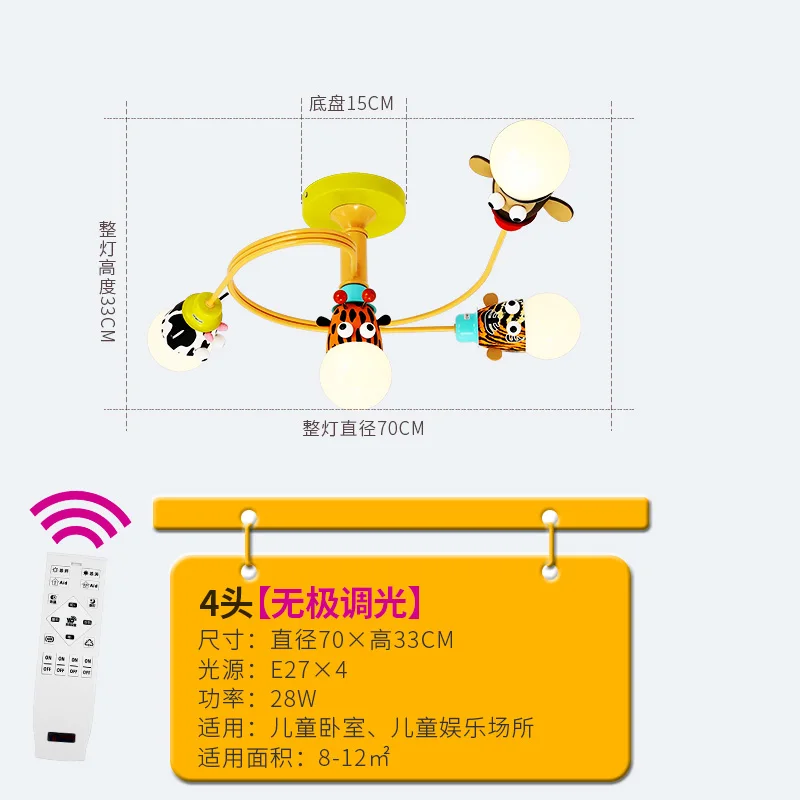 Страна современный Nordic мультфильм потолочный плафон лампы и фонари для мальчиков и девочек спальня Детский сад детская комната - Цвет корпуса: see chart