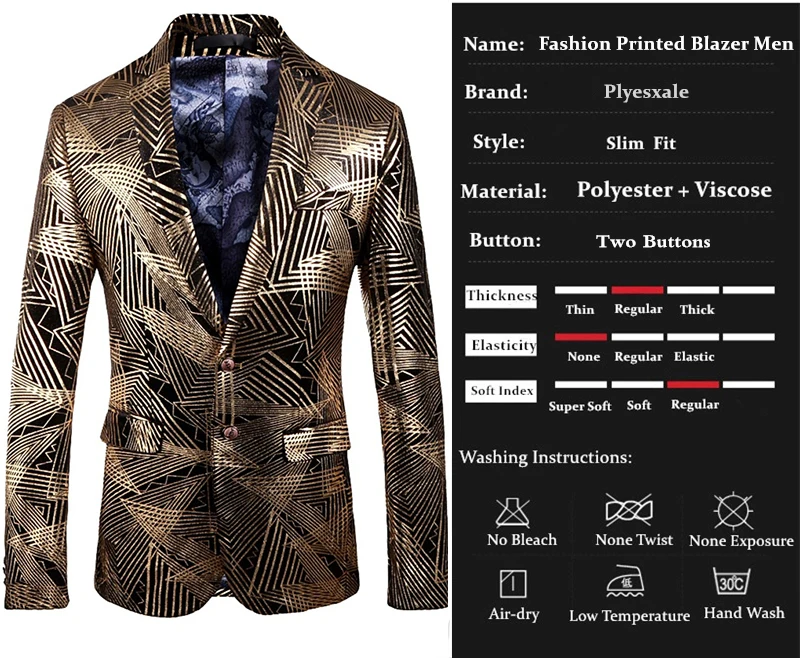 Plyesxale жаккардовый жакет, куртка для мужчин, приталенный мужской повседневный пиджак и пиджак, полосатый узор, Свадебный Блейзер, Q157