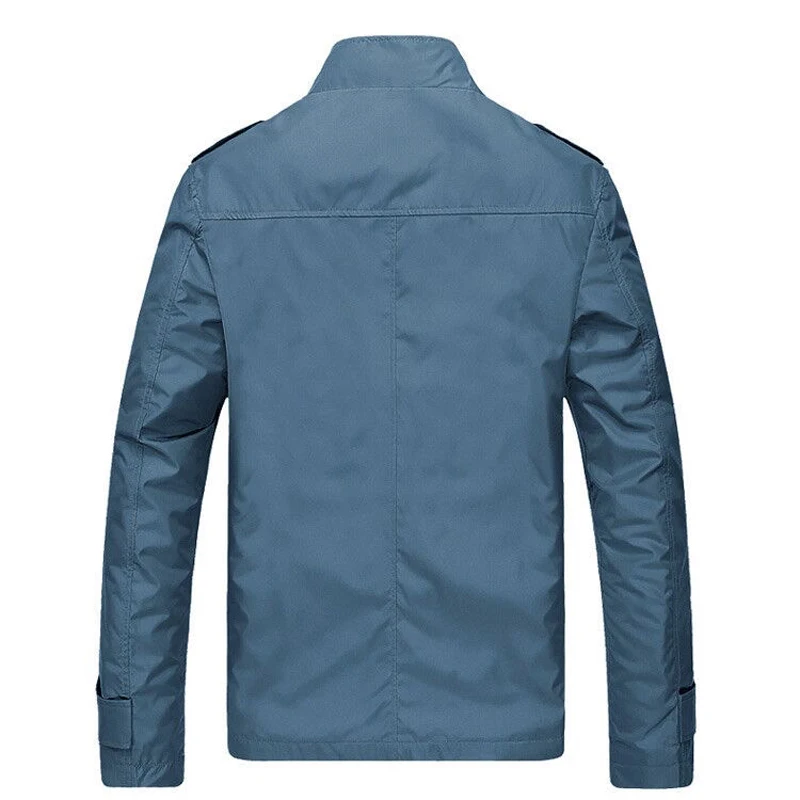 Maxulla Mens Jacket Spring Mens Casual Outwear Slim Fit Thin Coat Male Fashion Hip Hop Anorak Jackets Men Bomber Jackets 4XL