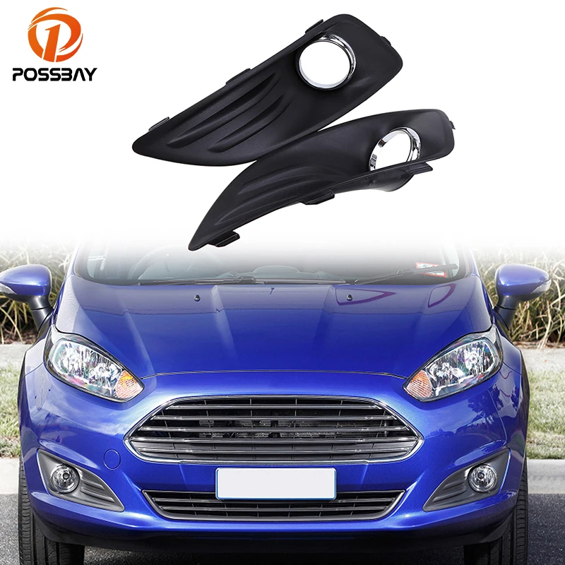 NEW FORD FIESTA 2013-2016 CHROME BLACK FRONT BUMPER LOWER CENTER GRILL GRILLE