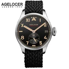 Original Agelocer Roman Arabic Numerals Men Watch Nato Strap Clock Man Watches Mens Top Brand Luxury Relogios Masculino