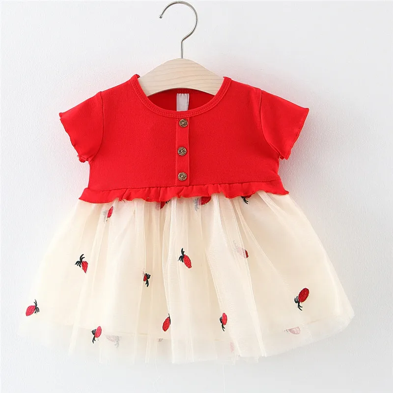 

child dress party cute Newborn Kids Baby Girl Embroideried Tulle Patchwork Tutu Princess Party Dress roupa infantil menina #sg