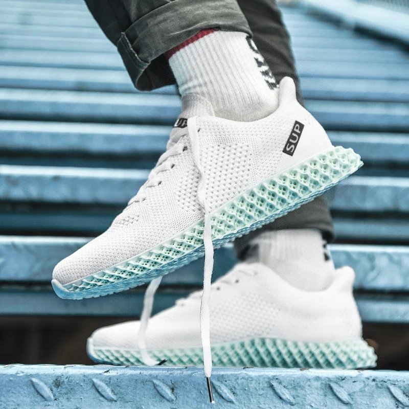 FLYKNIT 350V2 4D Мужская модная трендовая повседневная обувь для отдыха мужские