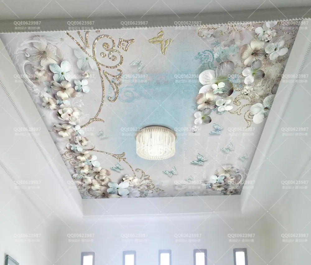 Custom Photo Mediterranean Bedroom Wallpaper beautiful ...