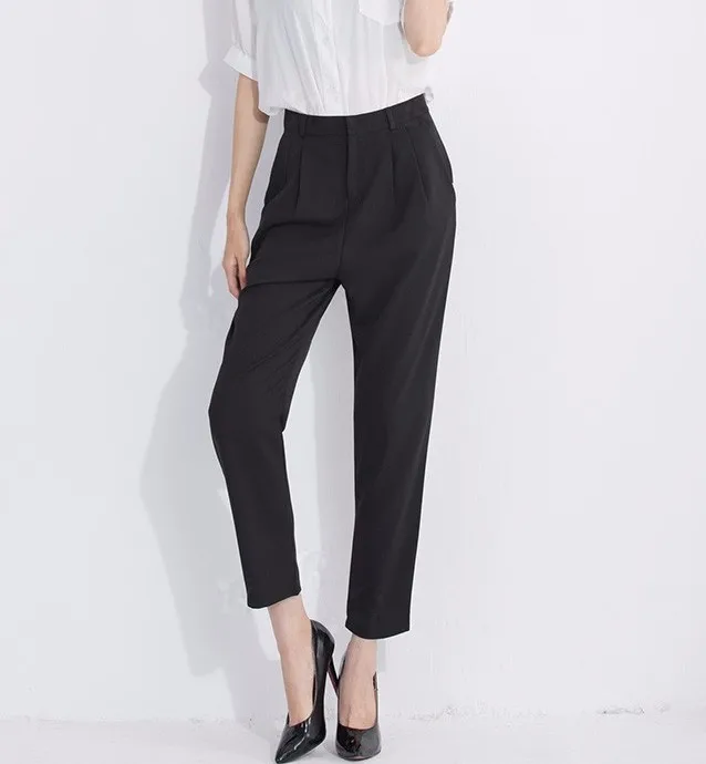 summer black pants