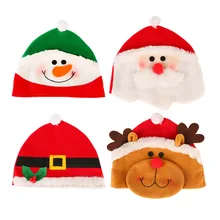 MIARA. L, рождественские украшения, наряды, подарок, милый мультяшный снеговик, Санта, лось, Детские Рождественские шапки