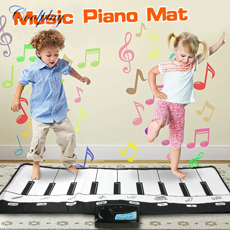

110x36cm Musical Mat & Instruments Sounds Playing Piano Mat Intelligence Developing Musical Toys Educational Toy for Kids Gift