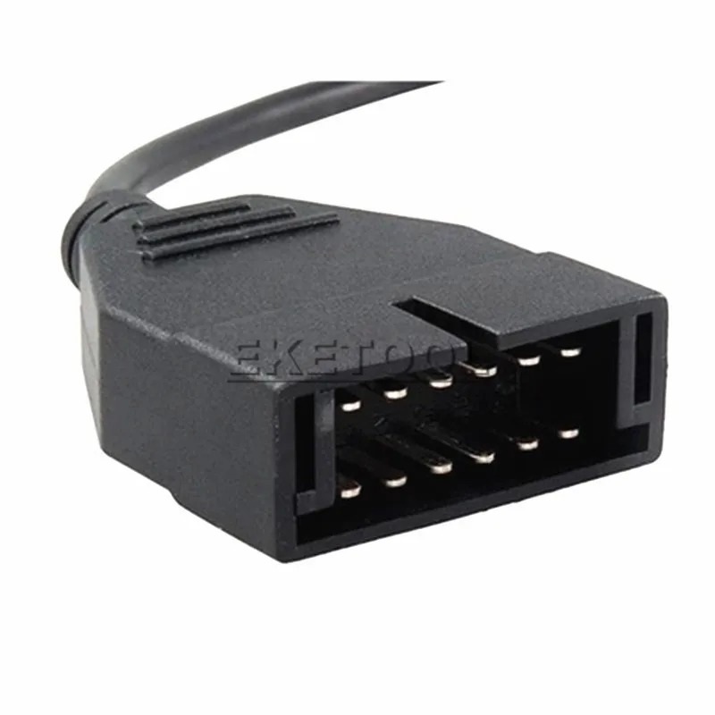 Лучшее качество Соединительный кабель для GM 12PIN OBD OBDII автомобильный адаптер для GM 12 Pin до 16 Pin Женский Диагностический интерфейс