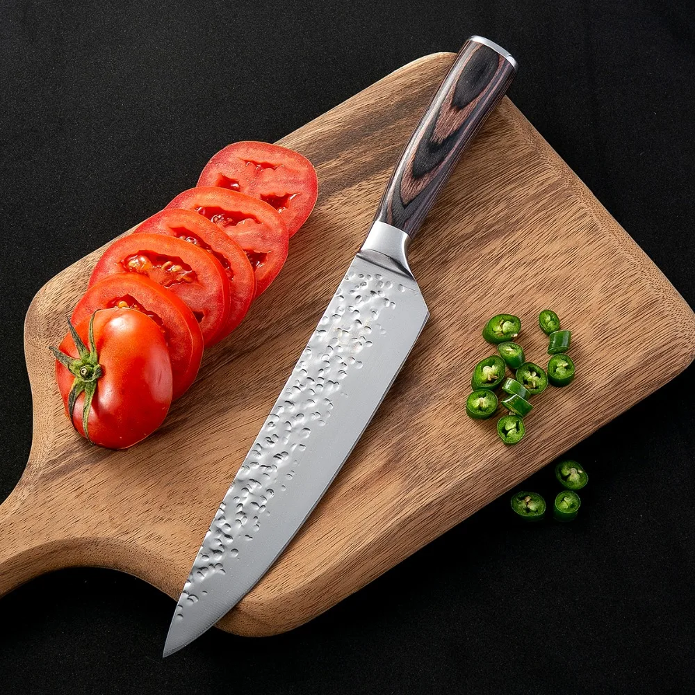 DAOMAOCHEN кухонные ножи для нарезки 7 дюймов высокое качество стальной нож шеф повара