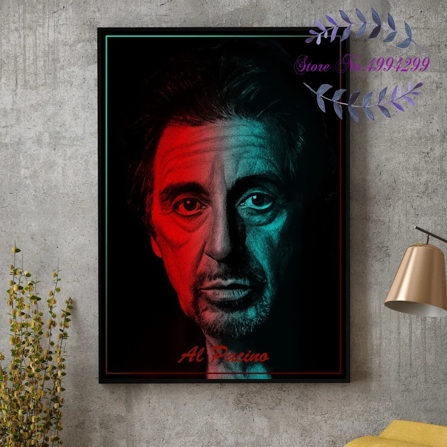 Al Pacino плакат холст Художественная печать домашний декор | Дом и сад