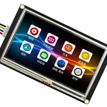4,3 дюймов usart HMI SPI, TFT, ЖК-модуль сенсорного экрана(Улучшенный Ver.) EEPROM RTC расширение IO 480(RGB)* 272 32 МБ флэш