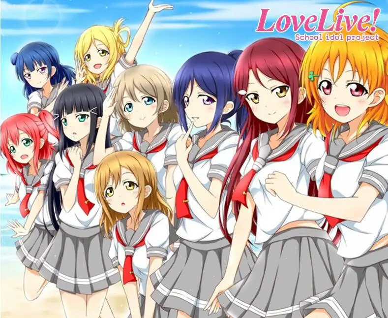 

Japanese Anime Love Live Sunshine Cosplay Costume Takami Chika Girls Sailor Uniforms Love Live Aqours School Uniforms