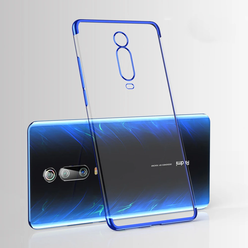 Чехол KEYSION с покрытием для Xiaomi mi 9T Pro Note 10 Pro CC9 A3 mi 9 Lite, прозрачный чехол для телефона Red mi Note 8T 8 Pro 7A 8A K20