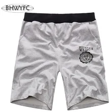 BHWYFC брендовые беговые короткие мужские спортивные шорты короткие мужские хлопковые удобные дышащие Тренировочные Короткие негабаритные код 4XL 5XL