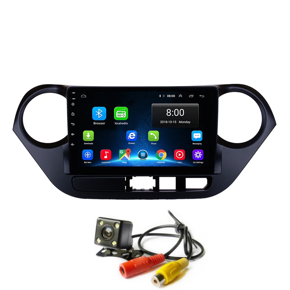 Perfect Android 8.1 Car Radio GPS Navi for Hyundai I10 2013-2016 Car Audio LHD Touch Screen Multimedia Player Head Unit Wifi BT 0