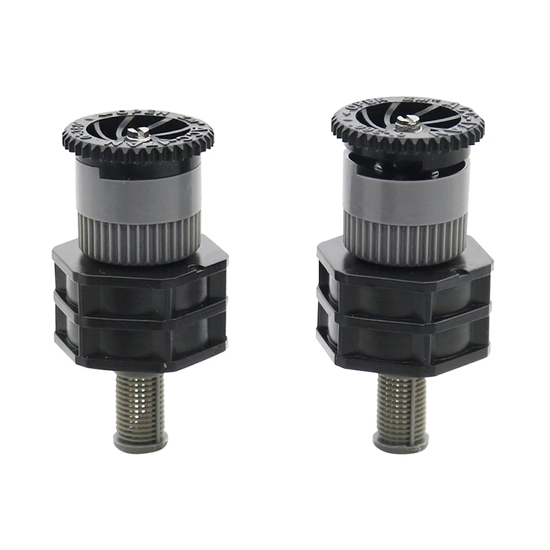 

1/2" Plastic Micro Atomizing Nozzle Adjustable Greenhouse Garden Sprinkler Lawn Watering Spray Nozzle with Female Thread 2 Pcs