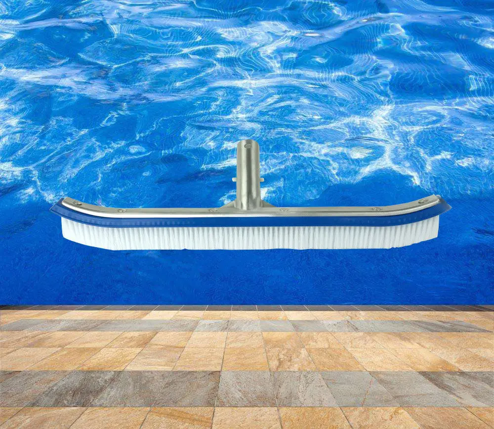

18" Premium Aluminium Swimming Pool Cleaning Brush Garden Pool Brush Head