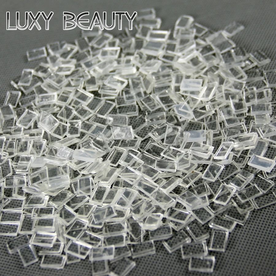 Strong Italian Keratin Flat Tip Glue 100pcs/lot Clear Keratin Glue For Hot Fusion Hair Extensions Keratin Hair Extensions