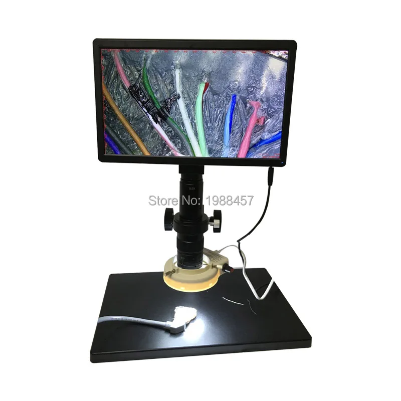 Full HD 11,6-дюймовый Интегрированный Дисплей камера HDMI измерительный микроскоп 10X-180X увеличительное стекло телефон ремонтный нож обнаружения