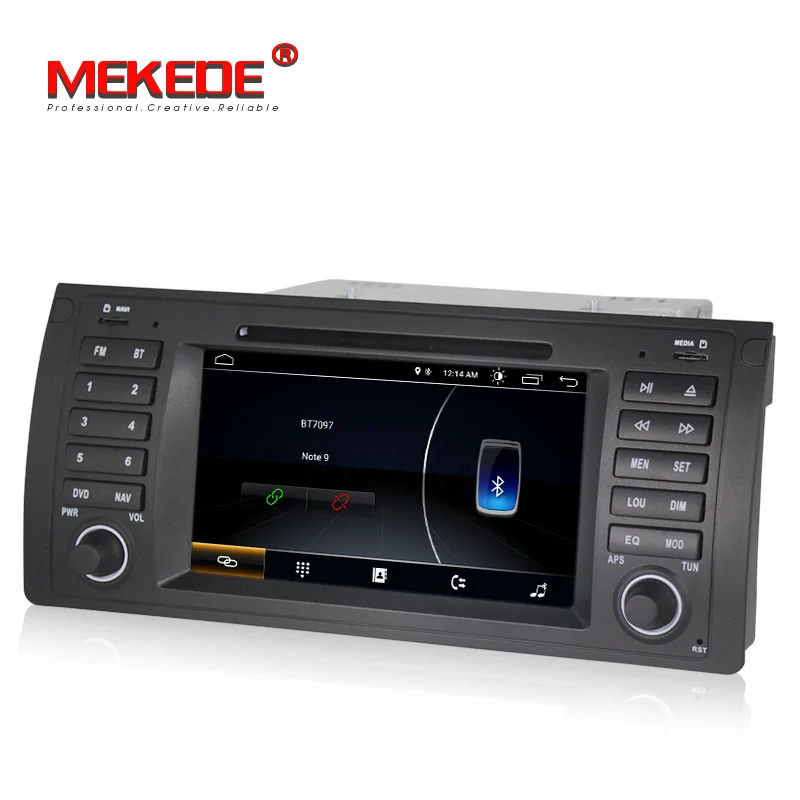 Sale MEKEDE Android 8.11024X600 QuadCore 1Din 7inch Car DVD for BMW E39 E53 X5 Car dvd gps DAB E39 E53 X5 with WIFI Navi CAN-BUS 5