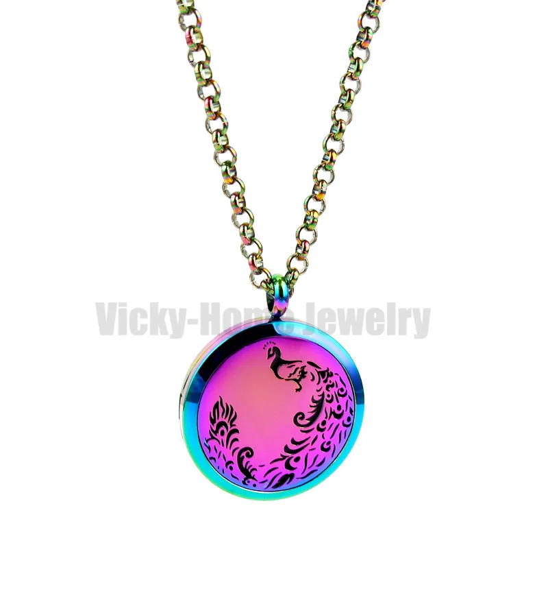 Новое поступление павлин (30 мм) ароматерапия|diffuser locket|oil diffuser locketessential oils locket |