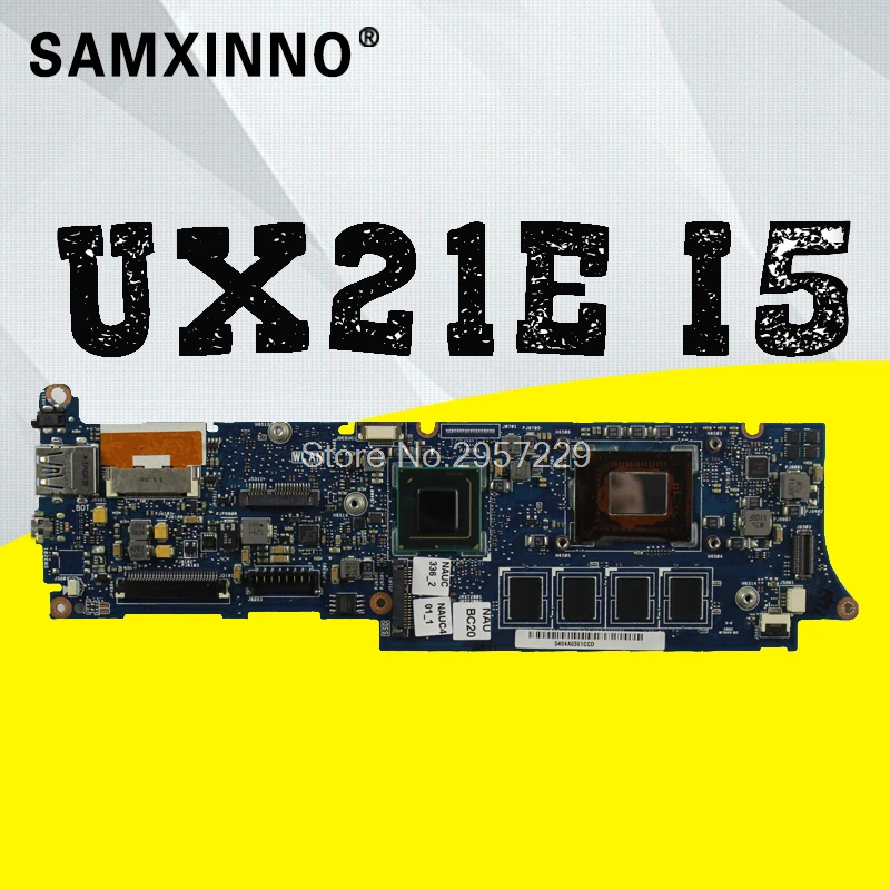 Hot selling UX21E for Asus laptop motherboard mainboard I5 2467m CPU 4G