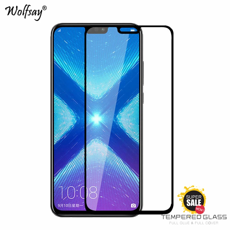 Защитное стекло для экрана Huawei Honor 8X закаленное стеклянная пленка телефона |