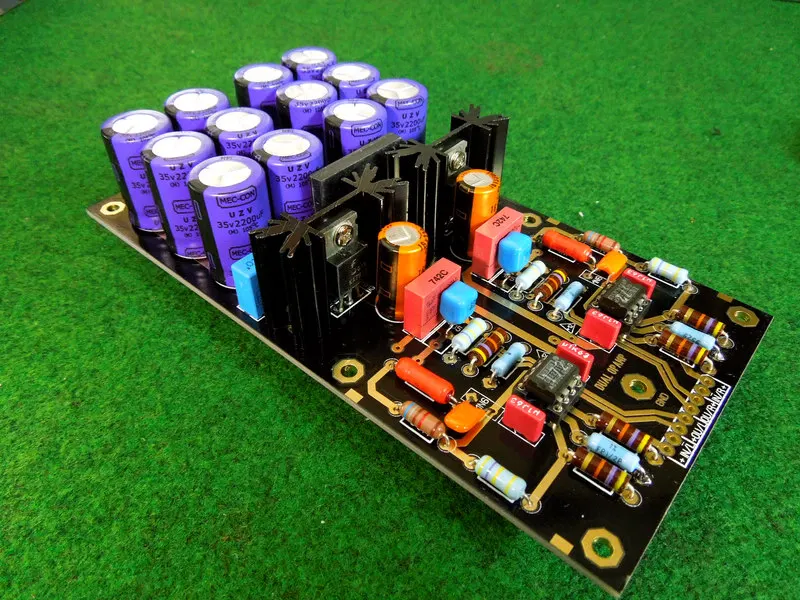 Acheter HIFI DOUBLE MM RIAA Circuit OPA2111KP Platine HiFi Préampli Phono Préamplificateur Assemblé Conseil