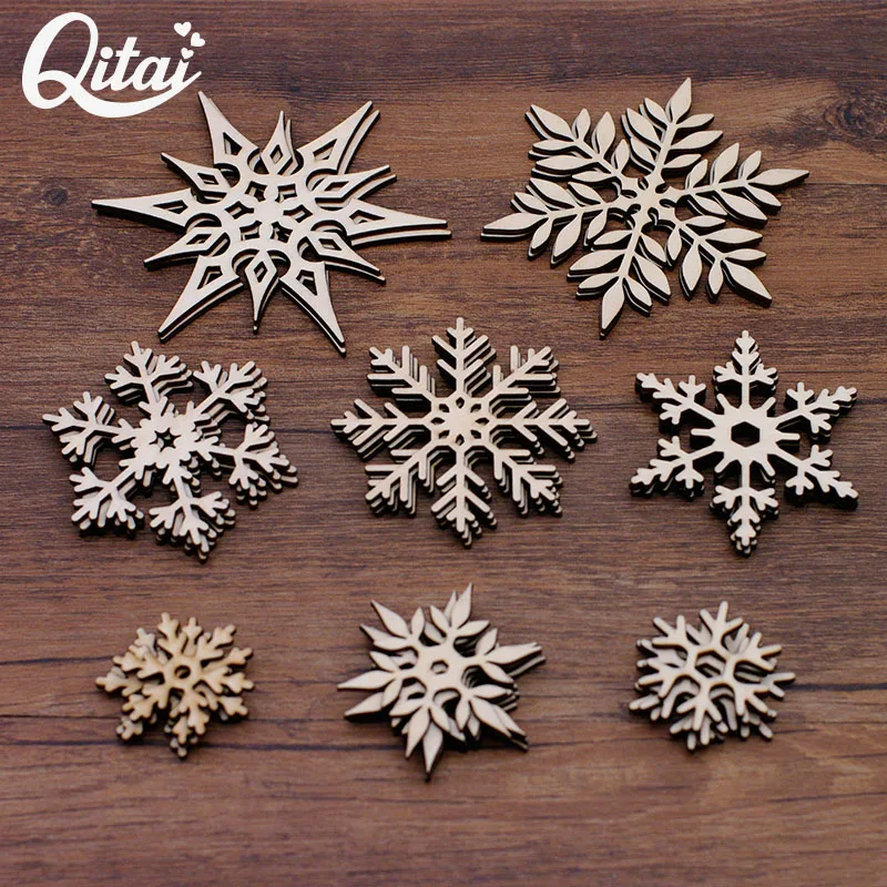 MDF SNOWFLAKE CRAFT SHAPE BLANK VARIOUS QTYS 30MM