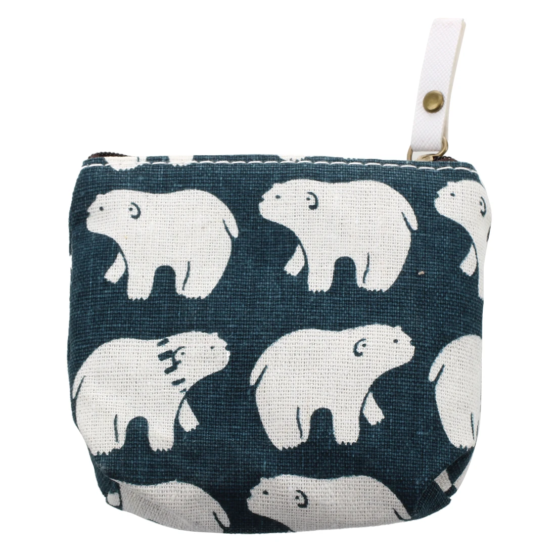 

TFTP Cute Cartoon Animals Canvas Coin Purse women kids Key Wallet Mini change Bag Gift