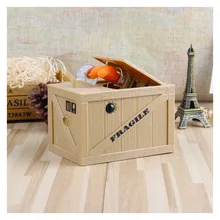 Nuevo lindo dinero electrónico caja robar monedas Piggy Banco Caja con forma de garra gato para niños de cumpleaños de amigo gracioso regalo de Navidad juguete