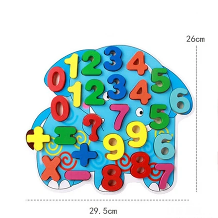 Животные деревянные пазлы для детей от 2 до 4 лет 3d головоломки доска Развивающие игрушки для детей обучающие игры Забавные буквы игрушки