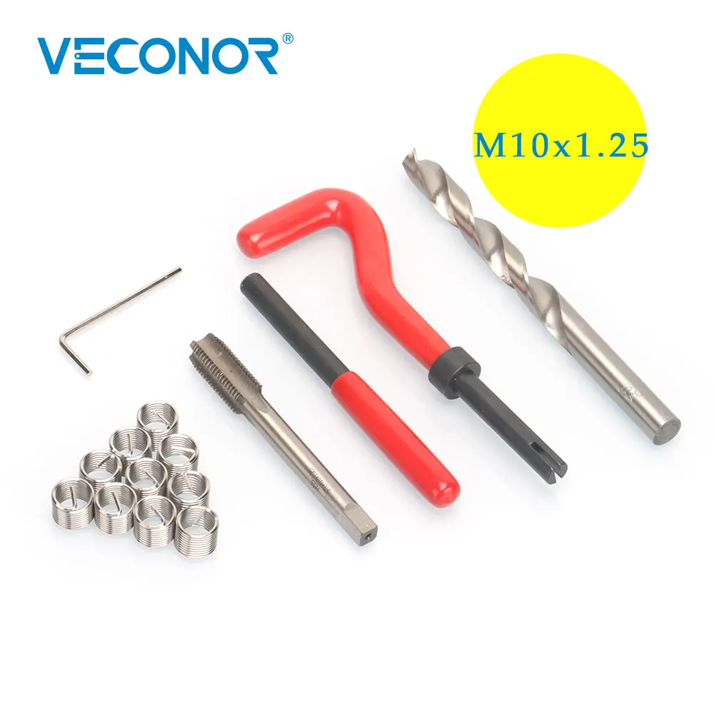 Набор инструментов для ремонта резьбы M10 X 1 25 мм 15 шт.|threading tool set|tools threadthreading |