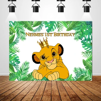 

Sxy0257 Vinyl Lion King Party Photography Backdrop Jungle theme Custom Children Birthday Party Backgrounds Photocall 220x150cm