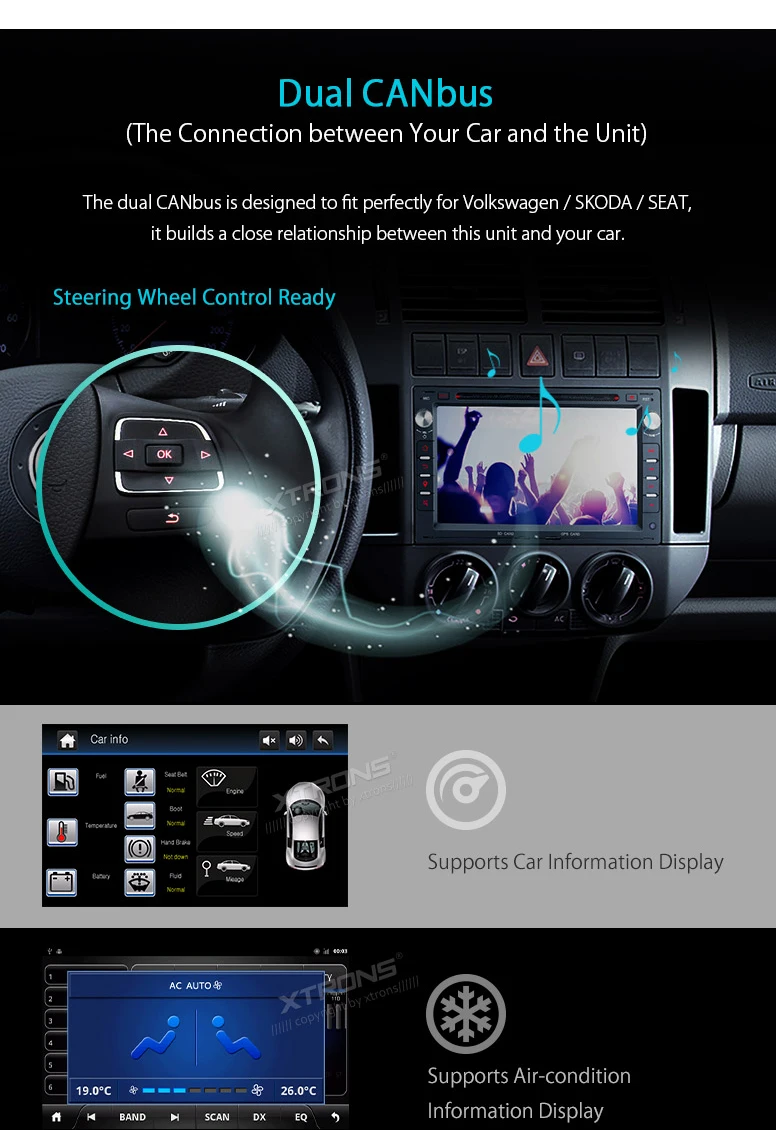 Best 7" DAB+ Car DVD Player GPS Radio For Volkswagen VW Skoda Seat Bora Jetta Golf Sharan Polo T5 Octavia Babia Auto 2 Din RDS Stereo 9