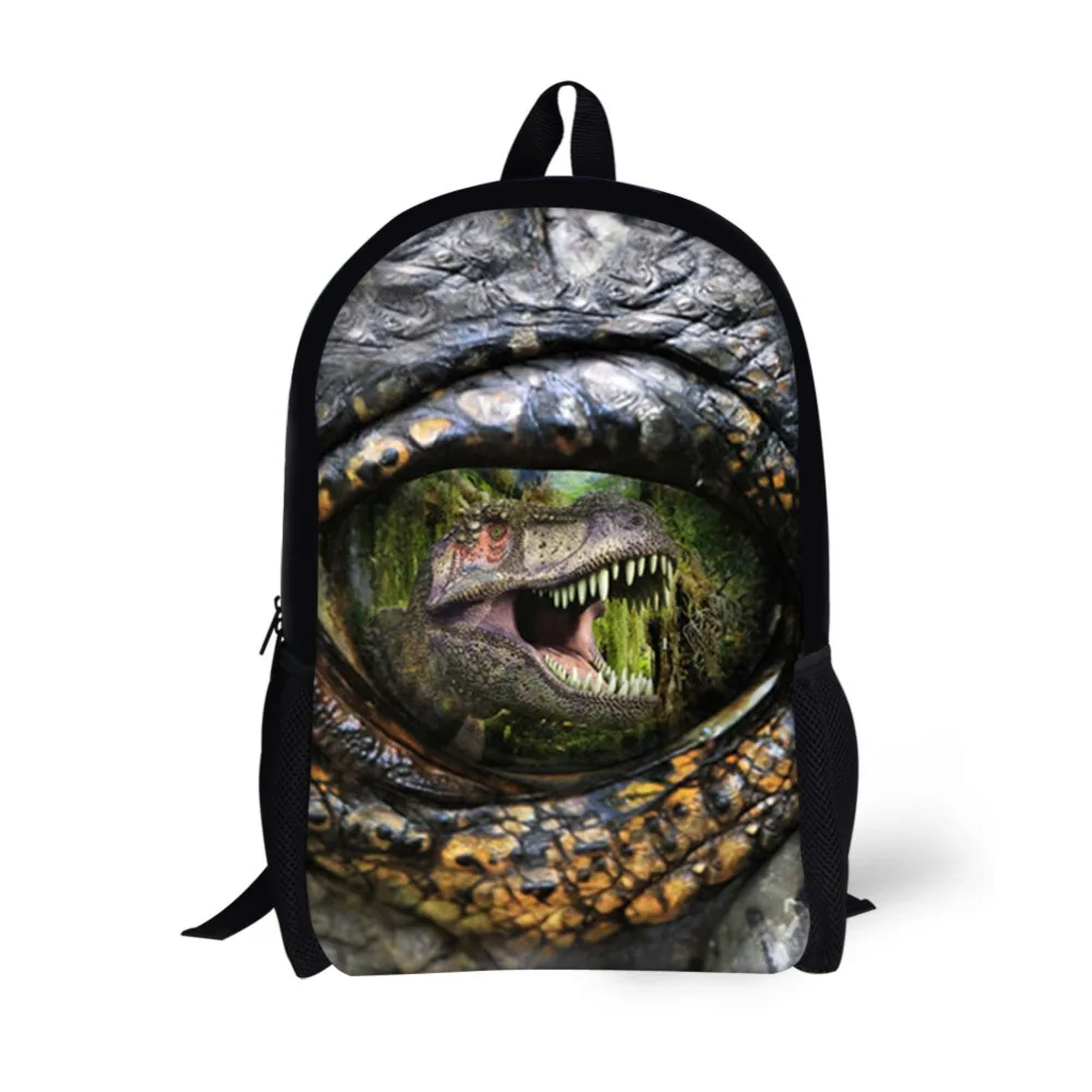 FORUDESIGNS/школьные сумки для мальчиков-подростков с 3D принтом динозавра, ранец, школьный рюкзак для дошкольников, сумка для книг, Escolar