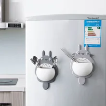 Многофункциональная подставка для хранения зубных щеток с животным Тоторо, посуда для кухни, настенные корзины, органайзер для ванной комнаты