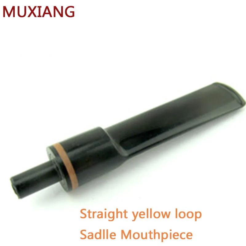 

MUXIANG New Tobacco Pipe Mouthpiece Briar Wooden Decoration Loop Straight Saddle 3mm Tenon Mouthpiece China Supplier be0026