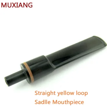 

MUXIANG New Tobacco Pipe Mouthpiece Briar Wooden Decoration Loop Straight Saddle 3mm Tenon Mouthpiece China Supplier be0026