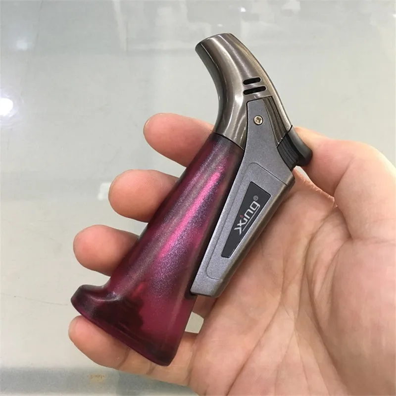 

Inflatable Cigar Pipe Torch Turbo Lighter Jet Butane Gas Windproof Portable Spray Gun 1300 C Pipe Welding Nozzle Lighter