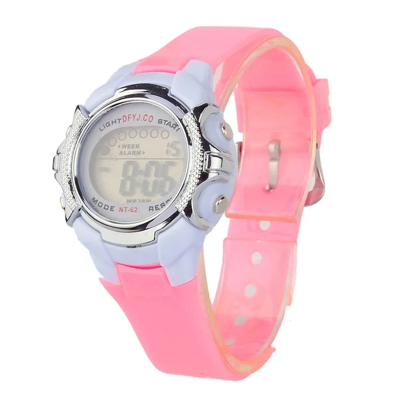 CreativeFashion font b Children b font Digital LED Quartz Alarm Date Sports Wrist font b Watch