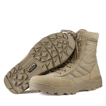 

Outdoor Hiking Army Shoes Men's Warm Tactical Boots Desert Climbing Camping Military Enthusiasts Marine Sneakers for Men