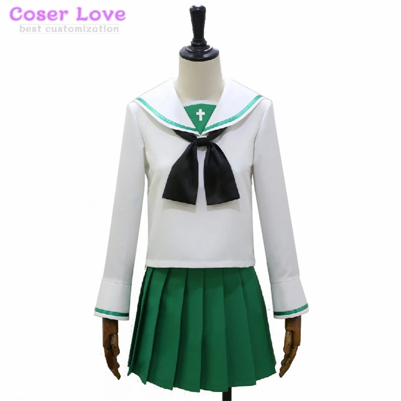 

GIRLS und PANZER Nishizumi Miho Takebe Saori Isuzu Hana Akiyama Yukari Cosplay Costume Halloween Christmas Costume