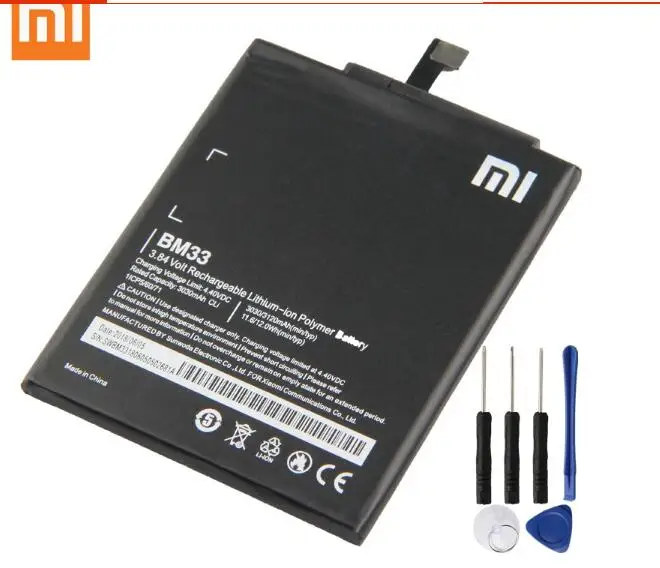 Аккумулятор Xiao Mi BM33 для телефона XIaomi Mi4i батарея сотового 4i M4i аккумулятор 3120 мАч +