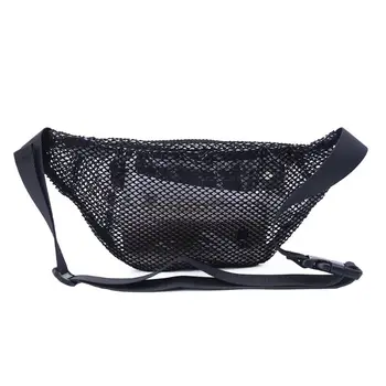 

Mesh Translucent Fashion Waist Bag Water Resistant Adjustable Fanny Pack Unisex
