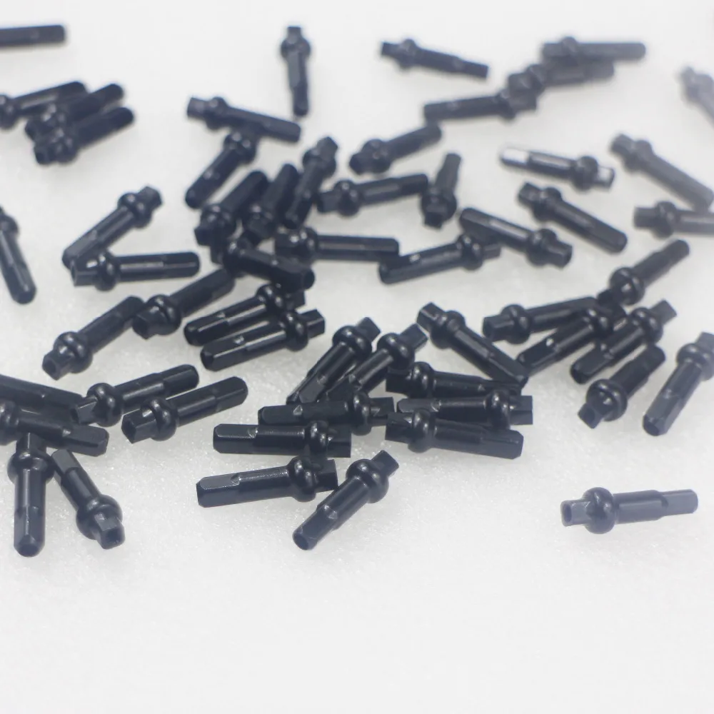 

SPEEDSAFE DSN double square road bike MTB alloy nipples 14G black red aluminum pro 7 14.4mm 16mm 18mm 3.2mm bicycle mamelons