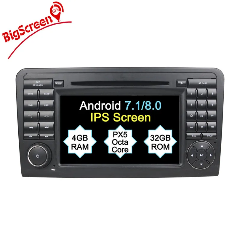 Perfect 2 Din Android 8.0 Car Radio GPS Navi For Mercedes Benz ML W164 ML350 ML500 GL X164 GL320 IPS Unit stereo RAM 4GB+32GB 8 Core 5